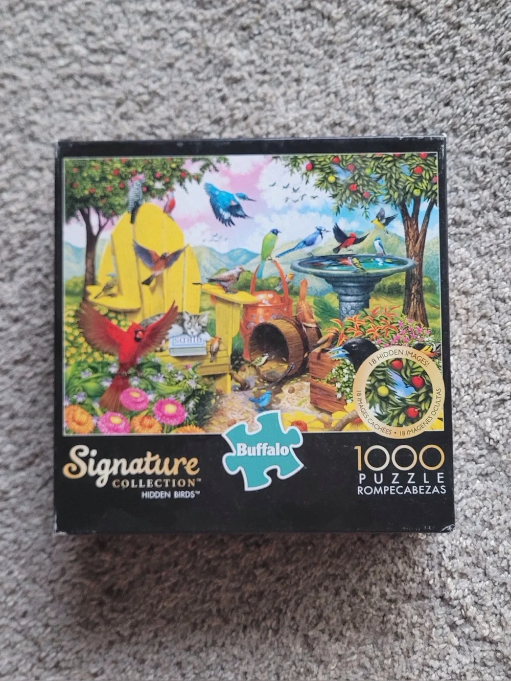 Buffalo Signature Collection 'Hidden Birds' 1000-Piece Puzzle - Colorful Multi